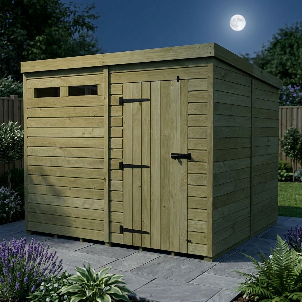 8 x 8 Security Pent Shed