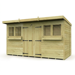 12 x 6 Pent Summer Shed