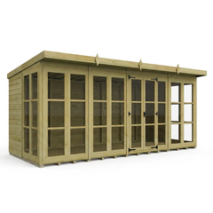 20 x 8 Georgian Window Pent Summer House