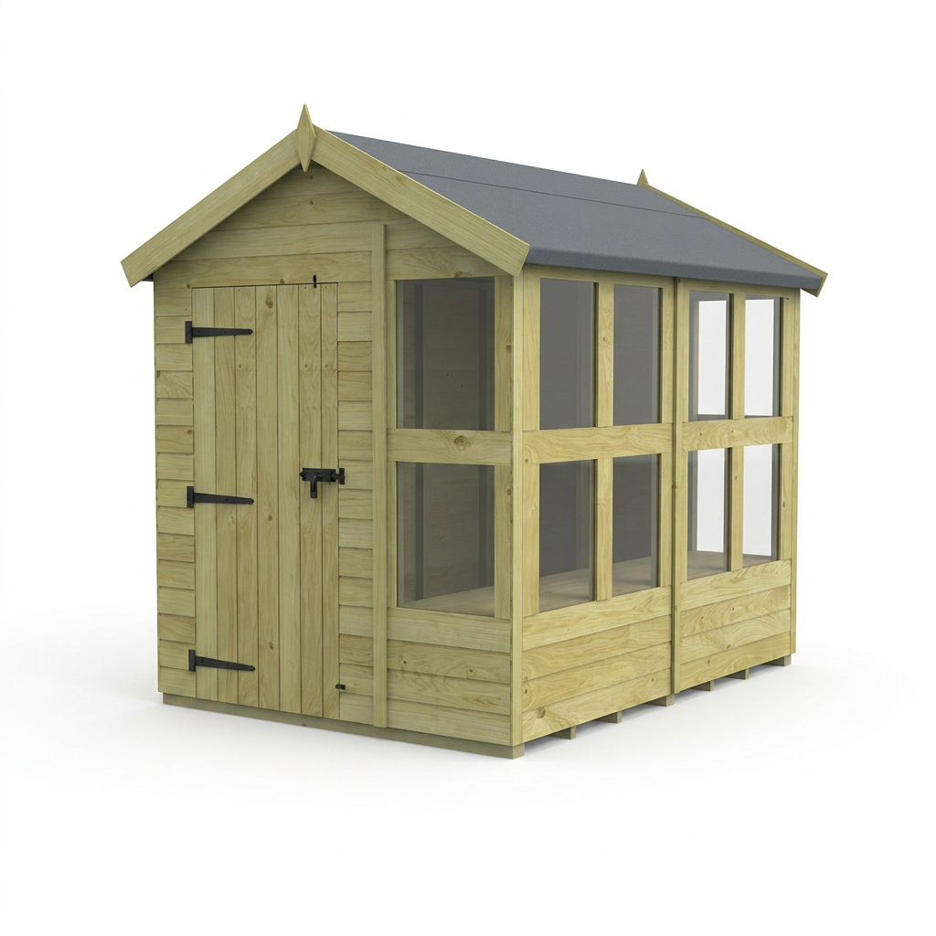 6 x 8 Apex Potting Shed