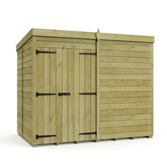 8 x 5 Pent Shed (Double Door, No Windows)