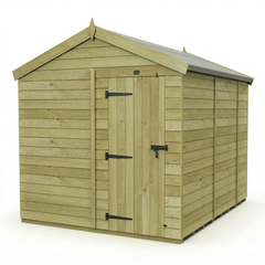 8 x 10 Apex Shed (Single Door, No Windows)