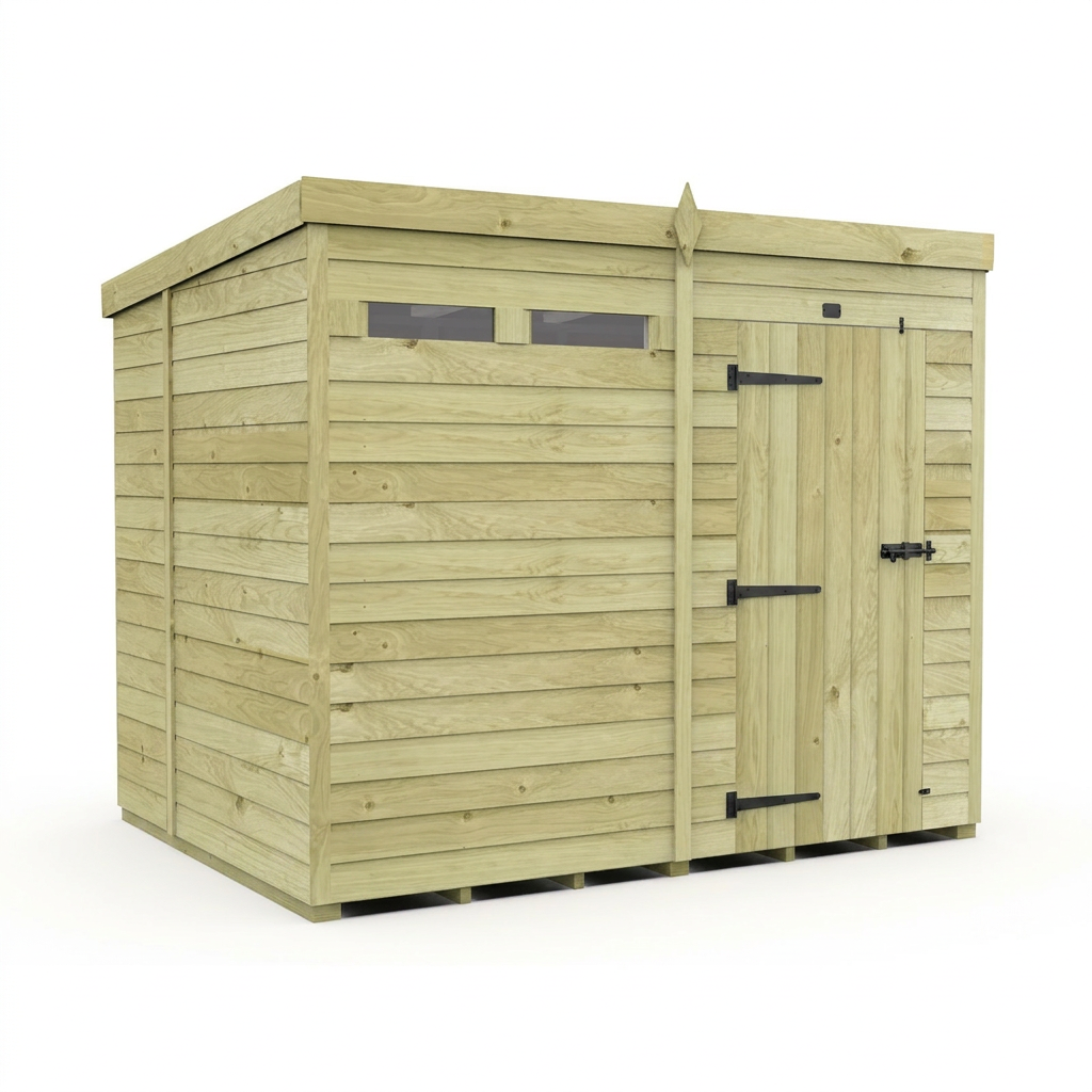 8 x 6  Security Pent Shed