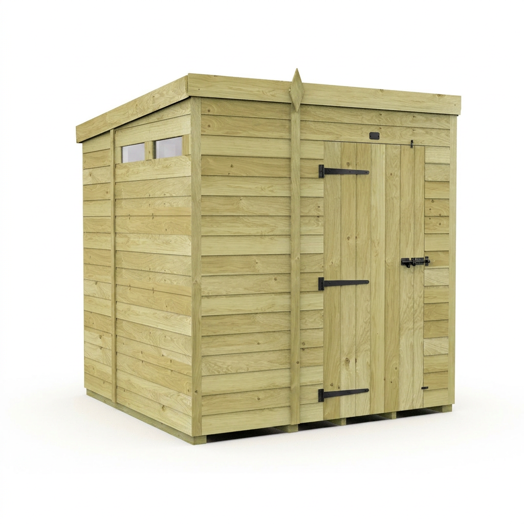 6 x 7 Security Pent Shed