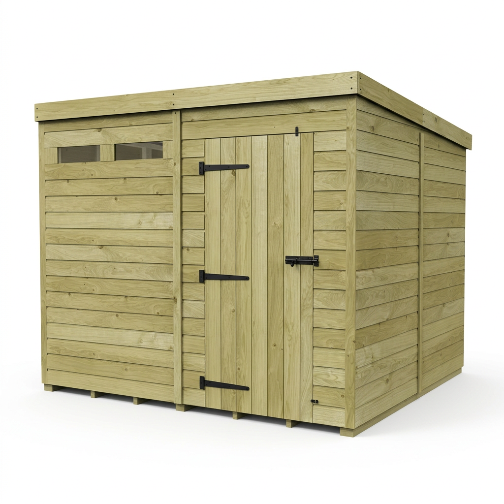 8 x 8 Security Pent Shed