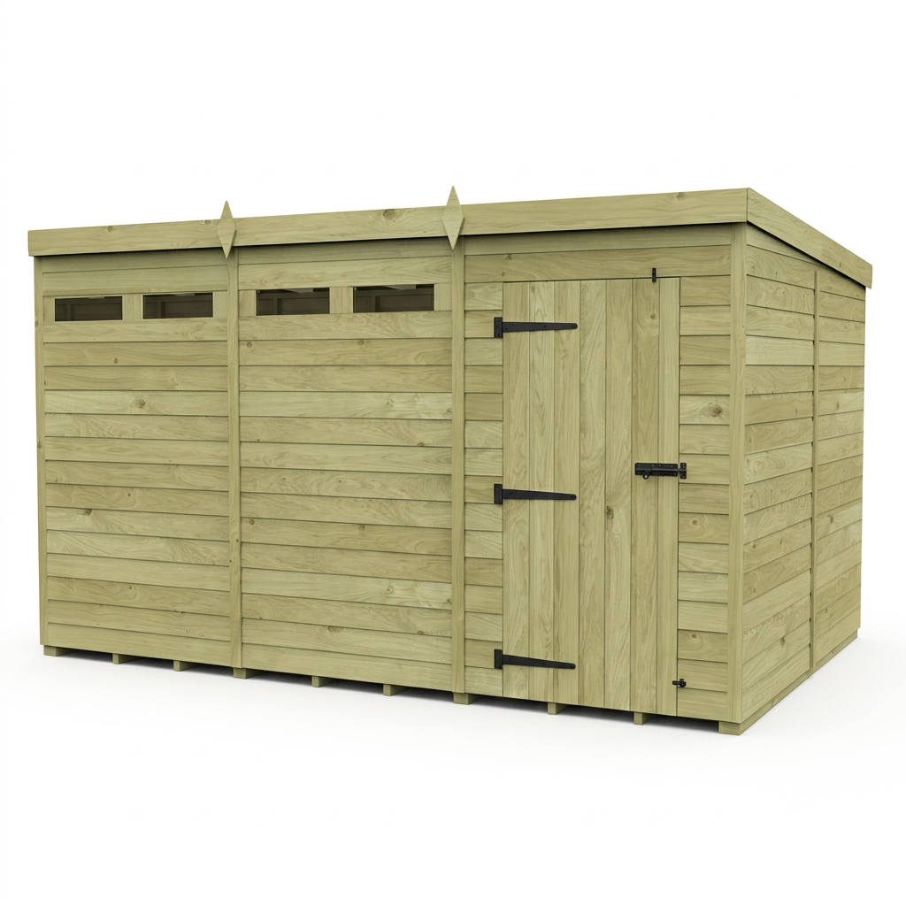 12 x 8 Security Pent Shed