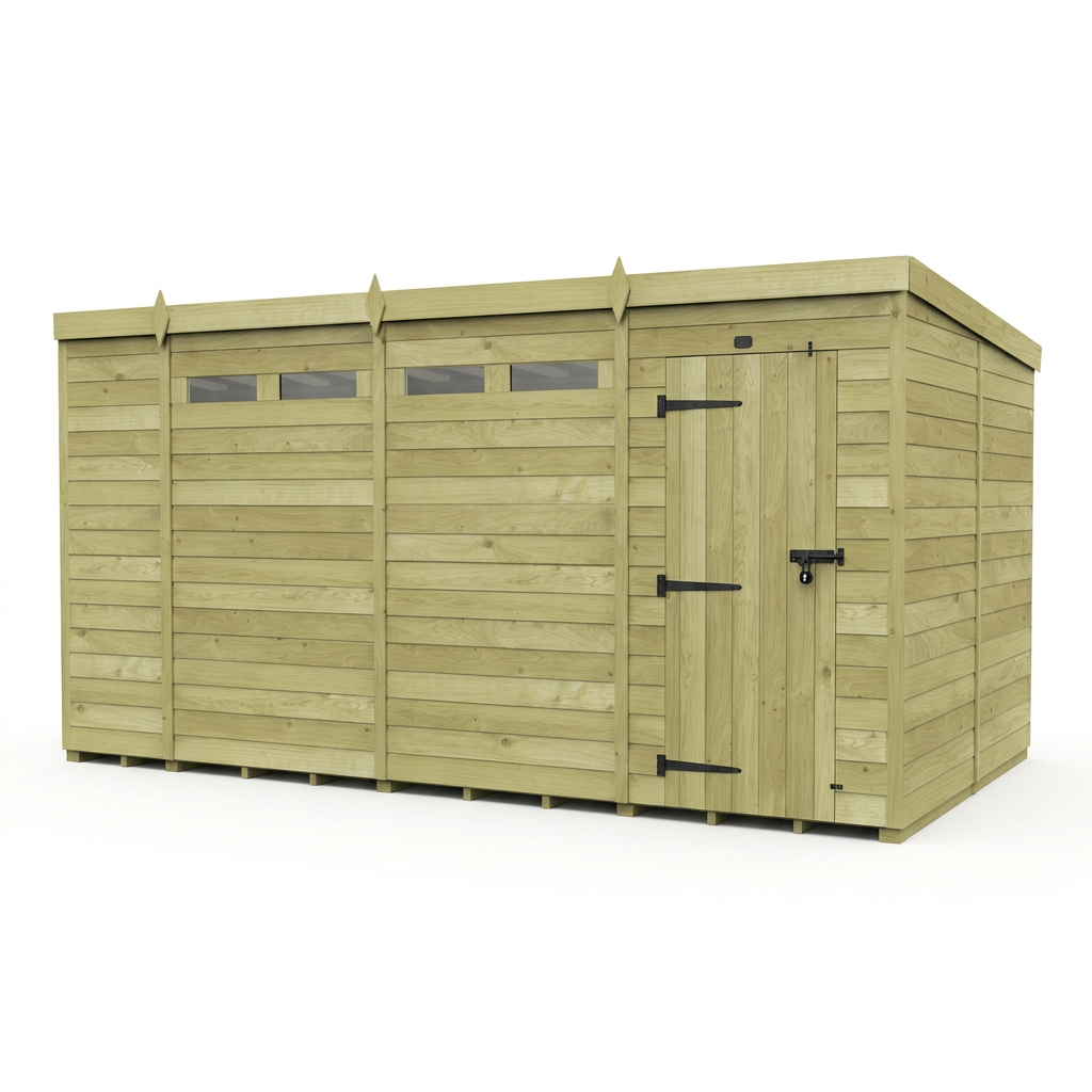 14 x 8 Security Pent Shed