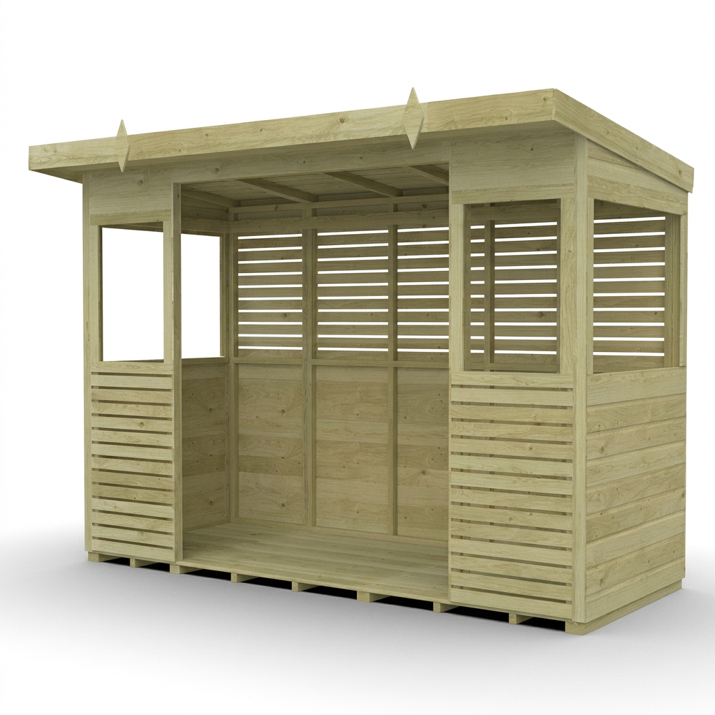 10 x 4 BBQ/Outdoor Kitchen Shelter